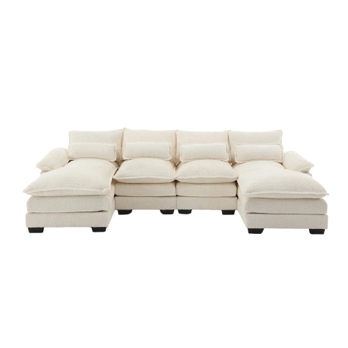 LVHOM® Modernes U-förmiges Sofa(4-Sitzer)